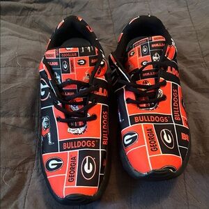 Men’s Georgia Bulldogs Red Sneakers